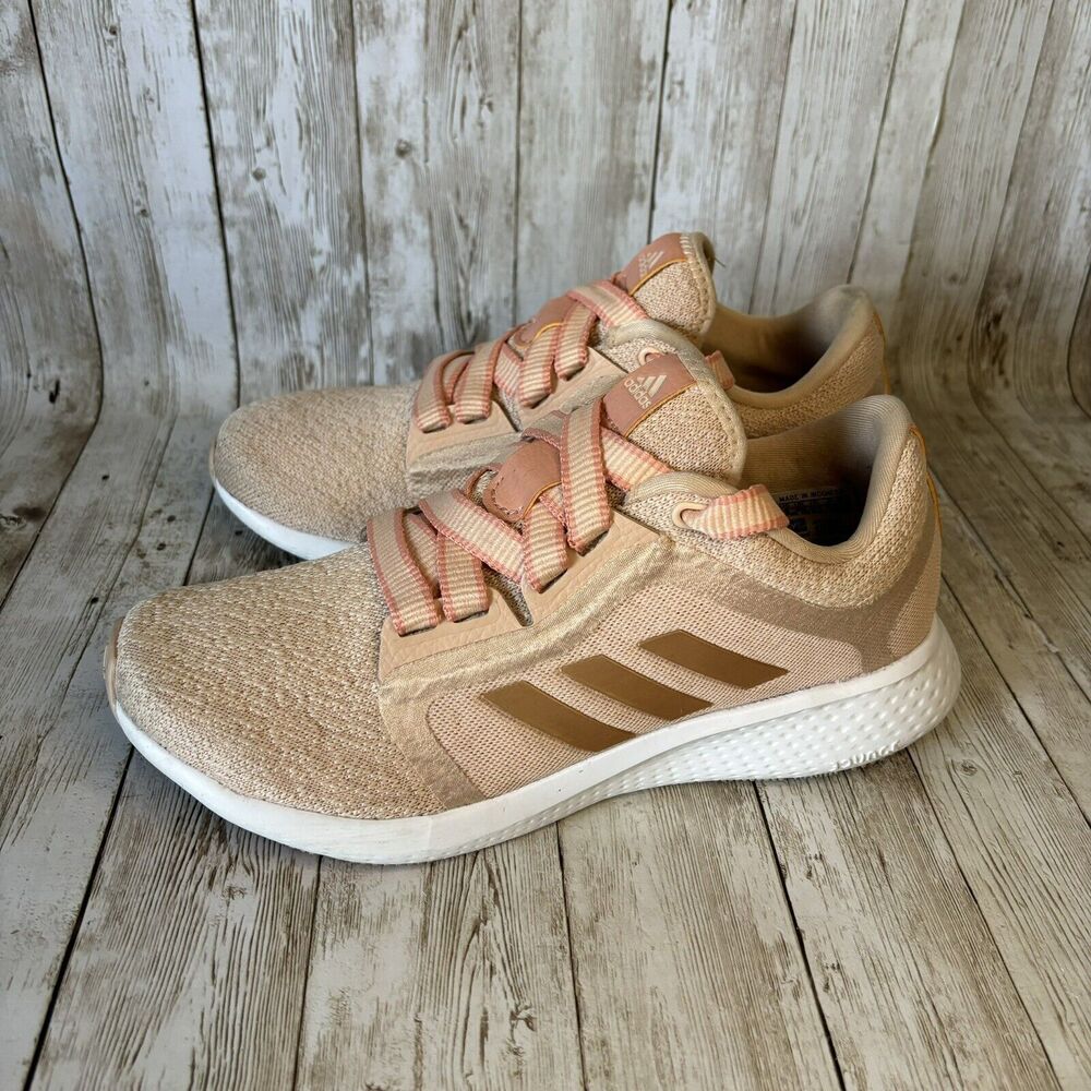 Adidas Edge Lux 4 In Blush Peach wide lace‎ Women's Size 6 sneakers - Picture 4 of 9